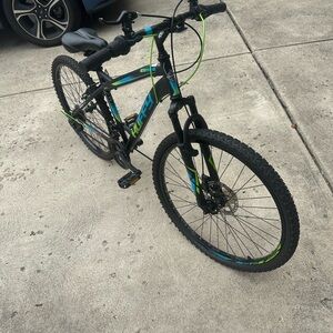 Huffy Mountain Bike with Green Accents